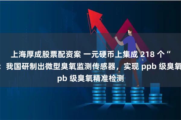 上海厚成股票配资案 一元硬币上集成 218 个“嗅探器”：我国研制出微型臭氧监测传感器，实现 ppb 级臭氧精准检测